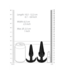 Sono Sono 4-Delige Buttplugset Van Flexibel TPE Rubber Met Ergonomische Handgreep