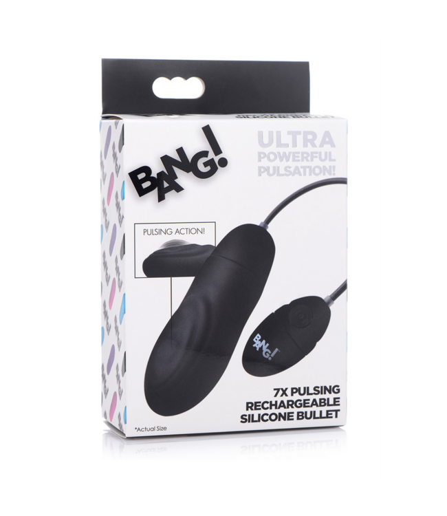 XR Brands Intense Pulsating Silicone Bullet – Ultimate Pleasure & Comfort