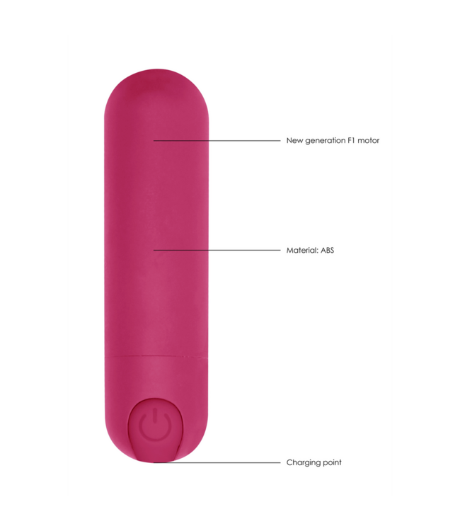 Be Good Tonight 10-Speed USB Rechargeable Pink Mini Bullet Vibrator - Waterproof & Quiet