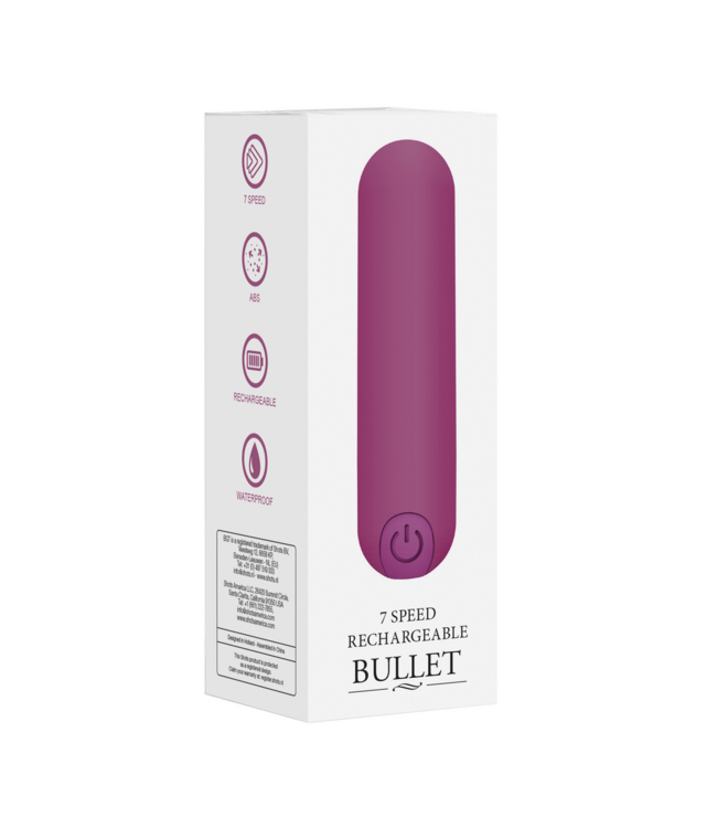 Be Good Tonight Be Good Tonight Oplaadbare Mini Bullet Vibrator Paars 10 Standen Waterproof