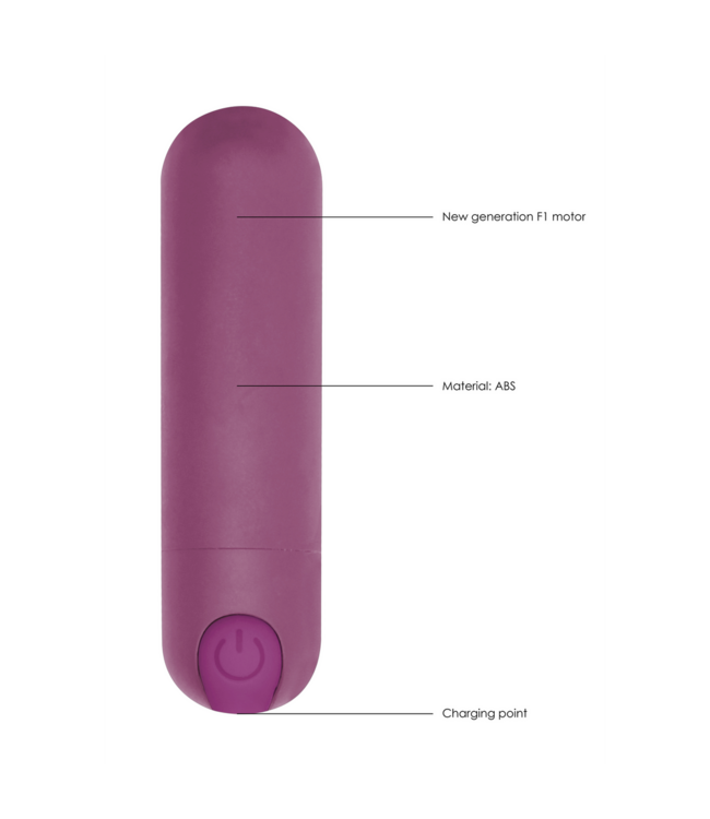 Be Good Tonight Compact 10-Speed Waterproof Bullet Vibrator - USB Rechargeable & Quiet