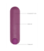 Be Good Tonight 10-Stufen Mini Bullet-Vibrator in Lila – USB-aufladbar & wasserdicht