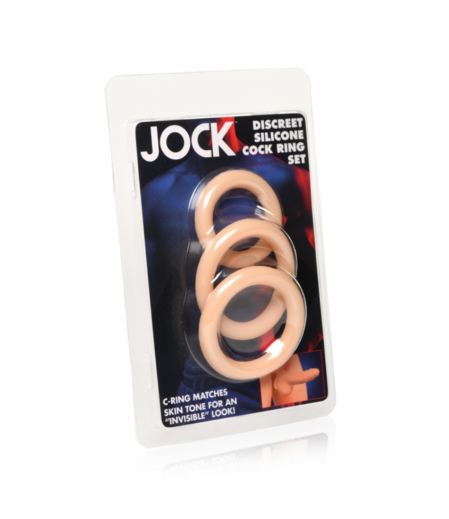 Curve Toys Discreet 3-Piece Silicone Cock Ring Set for Comfort & Performance