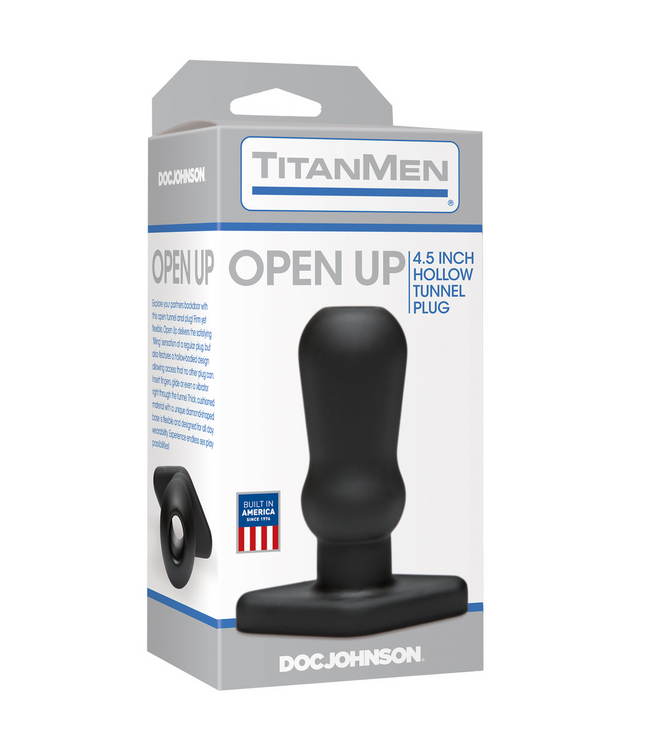 Doc Johnson Squish 3 Tunnel Butt Plug 12,2 cm – Flexibel, Antibacterieel & Veilig