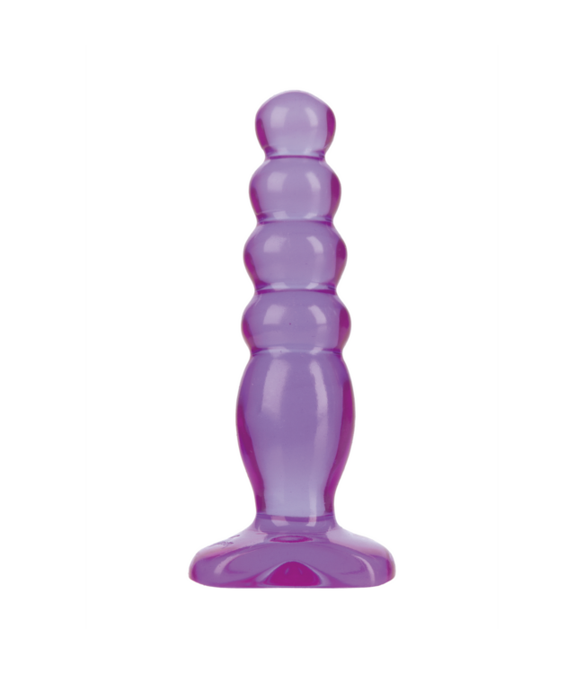 Doc Johnson Weicher und flexibler Analplug 14 cm – Sicherer Genuss in Rosa, Transparent und Violett