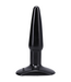 Doc Johnson Classic Small Black Butt Plug - Safe, Comfortable, Beginner-Friendly