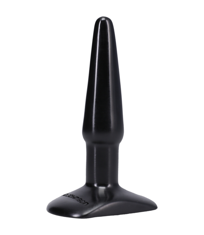 Doc Johnson Classic Small Black Butt Plug - Safe, Comfortable, Beginner-Friendly