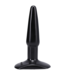 Doc Johnson Classic Small Black Butt Plug - Safe, Comfortable, Beginner-Friendly