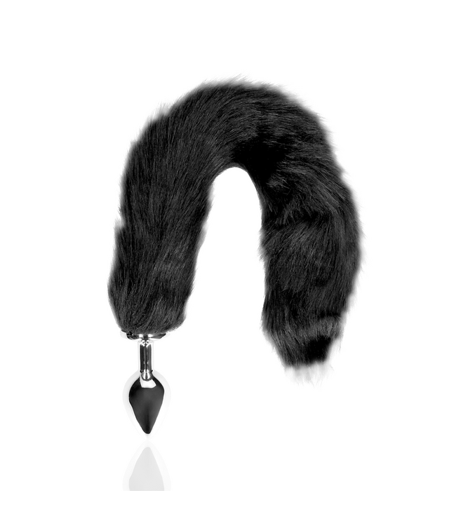 Ouch! Fuchsschwanz & Metall-Buttplug 11,7 cm | Aufregende Rollenspiele