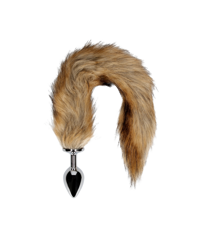 Ouch! Playful Fox Tail Metal Butt Plug - 11.7 cm Excitement Awaits!