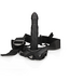 Ouch! Twisted Hollow Strap-On - 15.2 cm Black for Ultimate Sensation & Style