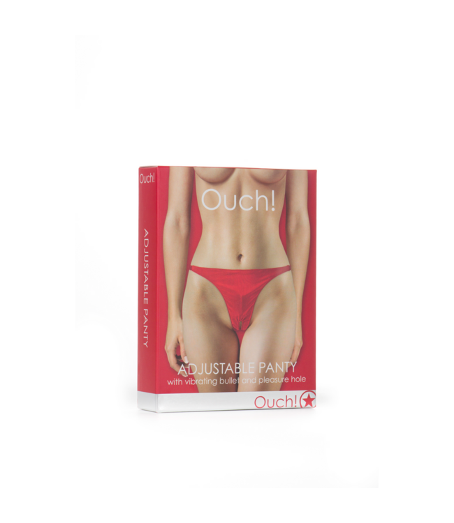 Ouch! Verstellbarer Vibrations-Slip Ouch! – Diskreter Komfort für Spaß