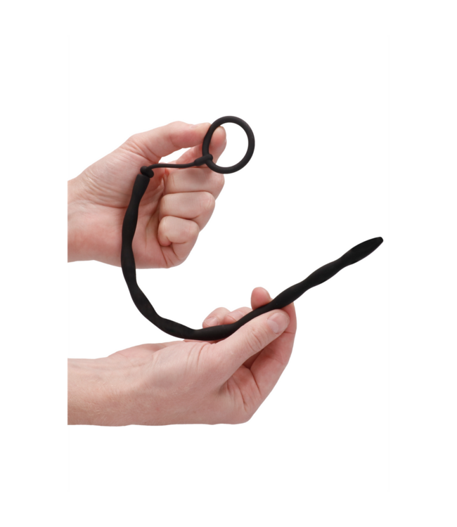 Ouch! Siliconen Urethrale Sondes Set Met Cockring Voor Veilig Prostaatplezier