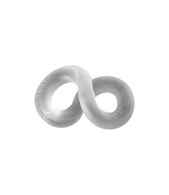 PerfectFitBrand PerfectFitBrand SilaSkin™ 3-In-1 Cock- En Ballring Wrap-Ring Transparant