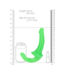 RealRock REALROCK Glow In The Dark Dildo 12 cm – Strapless, phthalatfrei, vielseitig