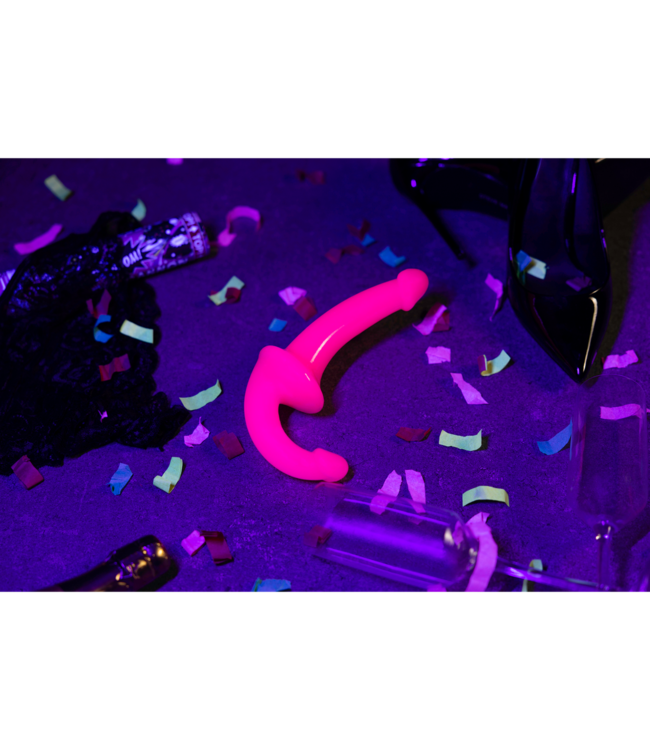 RealRock Glow in the Dark Strapless Strap-On Dildo - 12 cm RealRock Pleasure