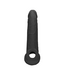 RealRock RealRock Penis Sleeve 9/23 cm | Realistische Zachte TPE Dildo Zwart