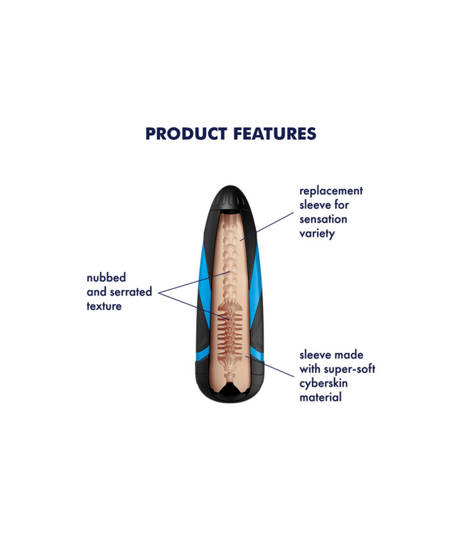Satisfyer Männer Tornado Bliss Sleeve – Aufregende Spiralformen für intensives Vergnügen