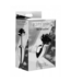 XR Brands Zwarte Roos Aluminium Butt Plug Klein 7,6 cm Met Gladde Afwerking