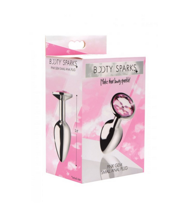 XR Brands Elegant Pink Gemstone Small Butt Plug - Ultimate Anal Pleasure