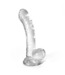 Crushious Hudini Ultra-Clear Flexible Jelly Dildo with Suction Cup - 17.5cm