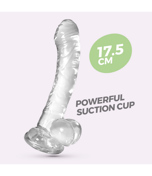 Crushious Hudini Jelly Analdildo 17,5 cm flexibel & wasserdicht, transparent