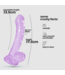 Crushious Crushious Flexibele Anale Jelly Dildo 17,5 cm Paars Met Zuignap