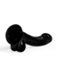 Crushious Hudini Jelly Flexibler Anal-Dildo 17,5 cm - Schwarz mit Saugnapf