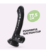 Crushious Hudini Flexible Jelly Anal Dildo 17.5cm with Suction Cup - Black
