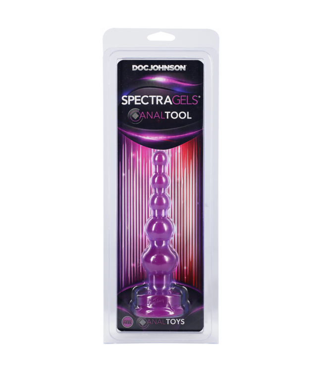 Doc Johnson Flexible 17.5 cm Anal Beads - Safe, Antibacterial & Made in USA