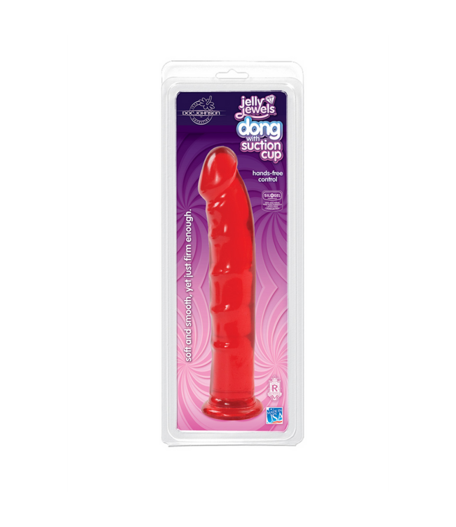 Doc Johnson Jelly Jewels Dildo 18 cm mit Saugnapf – Intensive Empfindungen