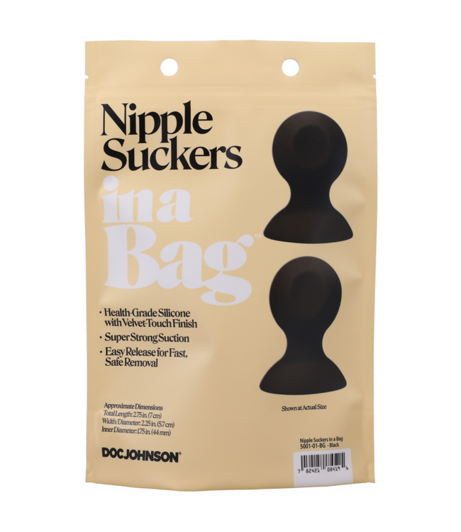Doc Johnson Silicone Nipple Suckers for Fuller, More Sensitive Pleasure