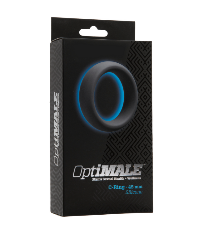 Doc Johnson OptiMALE Comfort C-Ring 45mm - Soft Silicone for Optimal Performance