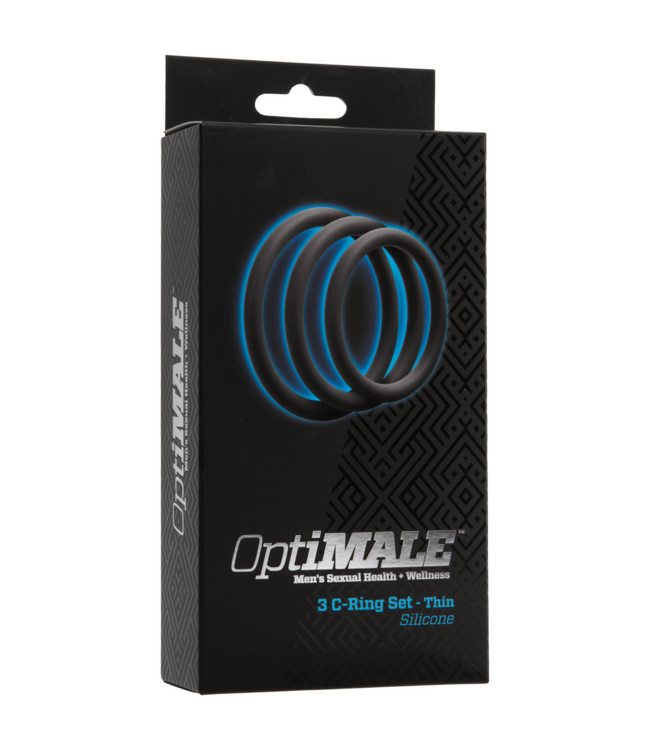 Doc Johnson OptiMALE Siliconen Penisring Set | 3 Maten Voor Langdurige Erectie & Comfort