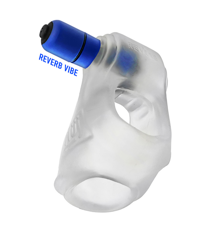 Hunkyjunk Revsling Reverb Vibe Sling Blau – Weicher Silikon-Cock-Sling für Intensität