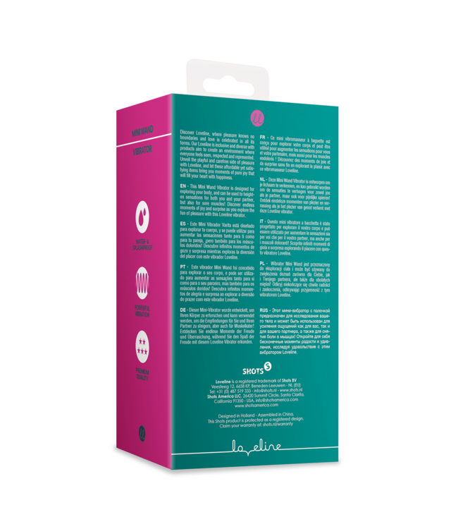 Loveline Loveline Mini Wand Vibrator Groen - Compacte Stimulatie & Spierontspanning