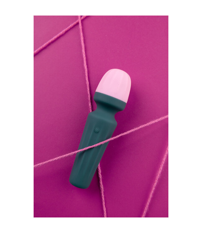 Loveline Loveline Mini Wand Vibrator Groen - Compacte Stimulatie & Spierontspanning