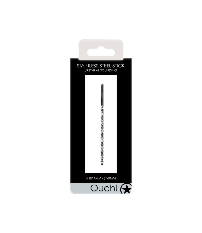 Ouch! Metal Beginner's Penis Plug - Safe Urethral Sounding Adventure