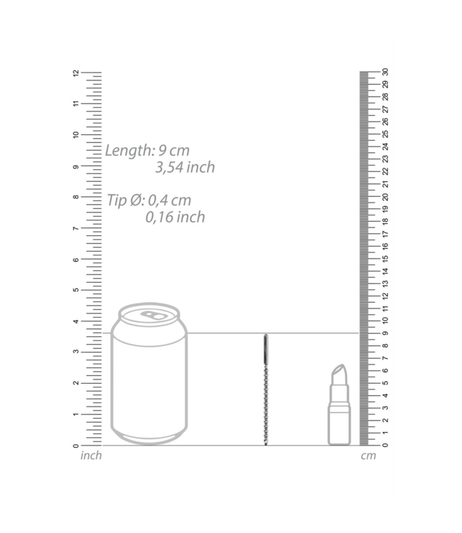 Ouch! Roestvrijstalen Urethral Sound 0,4cm Voor Beginners – Veilig Gebruik