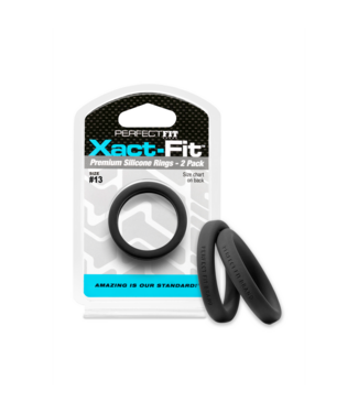 PerfectFitBrand Xact-Fit Cockring 2er-Pack #13 | Komfortable Passform & Stärke