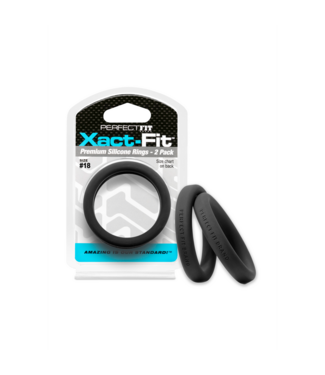 PerfectFitBrand Xact-Fit Cock Ring 2-Pack #18 | Comfortable Fit & Ultimate Pleasure