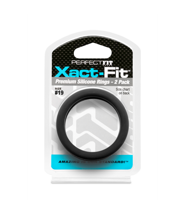PerfectFitBrand Xact-Fit Cockring 2er-Pack #19 | Perfekte Passform & Komfort