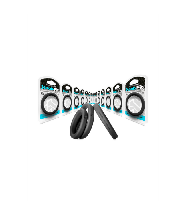 PerfectFitBrand Xact-Fit Cockring Set #21 – Bequeme Passform & Komfort im 2er-Pack