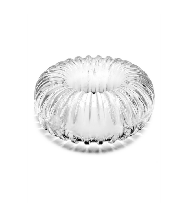 PerfectFitBrand Comfortabele Transparante Ribbed Ring Van PF Blend – Duurzame Cockring