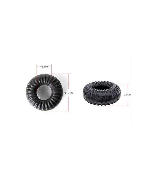 PerfectFitBrand Langlebiger geriffelter Cockring - Bequem, sicher und phthalatfrei