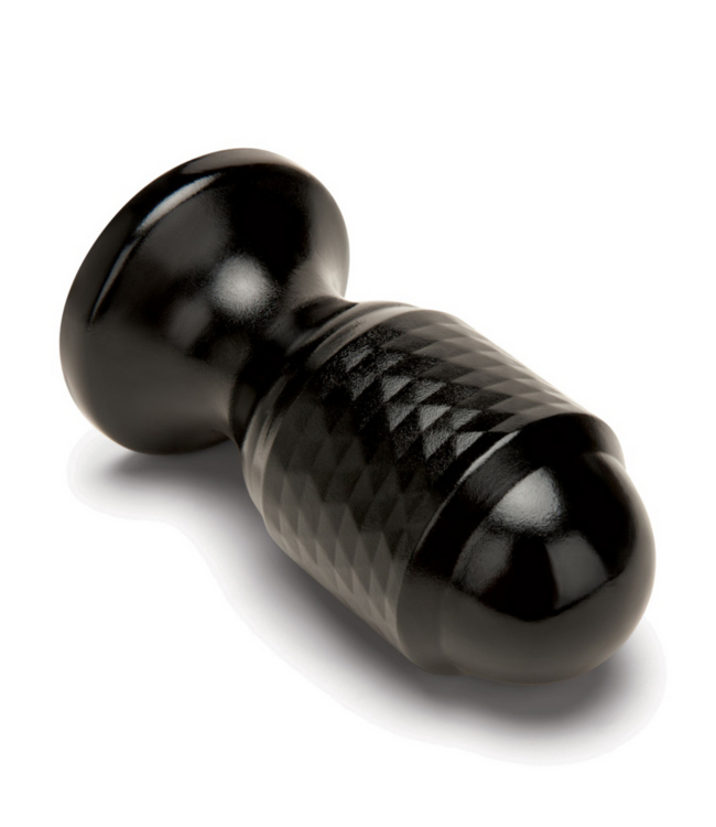 Prowler Red Luxurious 17cm Black Diamond Plug - Safe PVC for Ultimate Anal Pleasure