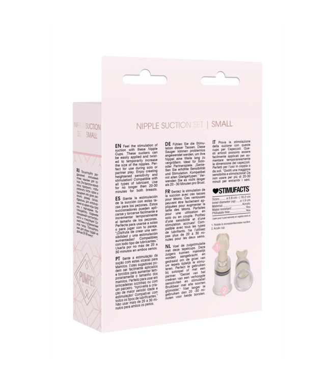 Pumped Kleines Nippelsauger-Set – Intensive Stimulation für aufregende Erlebnisse