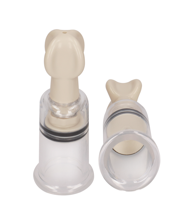 Pumped Tepelcup Set Klein Transparant - Veilig Zuigen en Intensieve Stimulatie