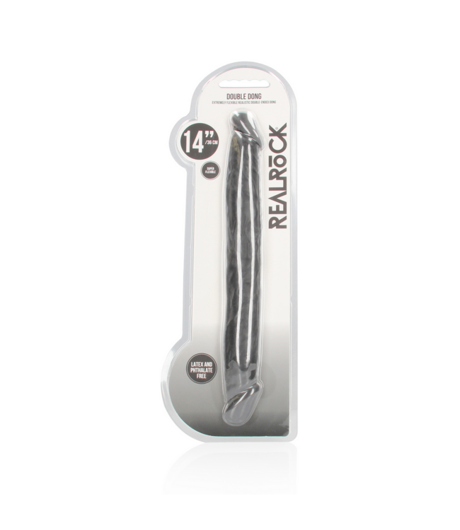 RealRock Doppeldildo 36 cm – Realistischer Genuss aus samtweichem TPE