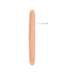 RealRock Ultra-Realistic Double Dildo 36x4.5 cm - Soft & Body-Safe TPE